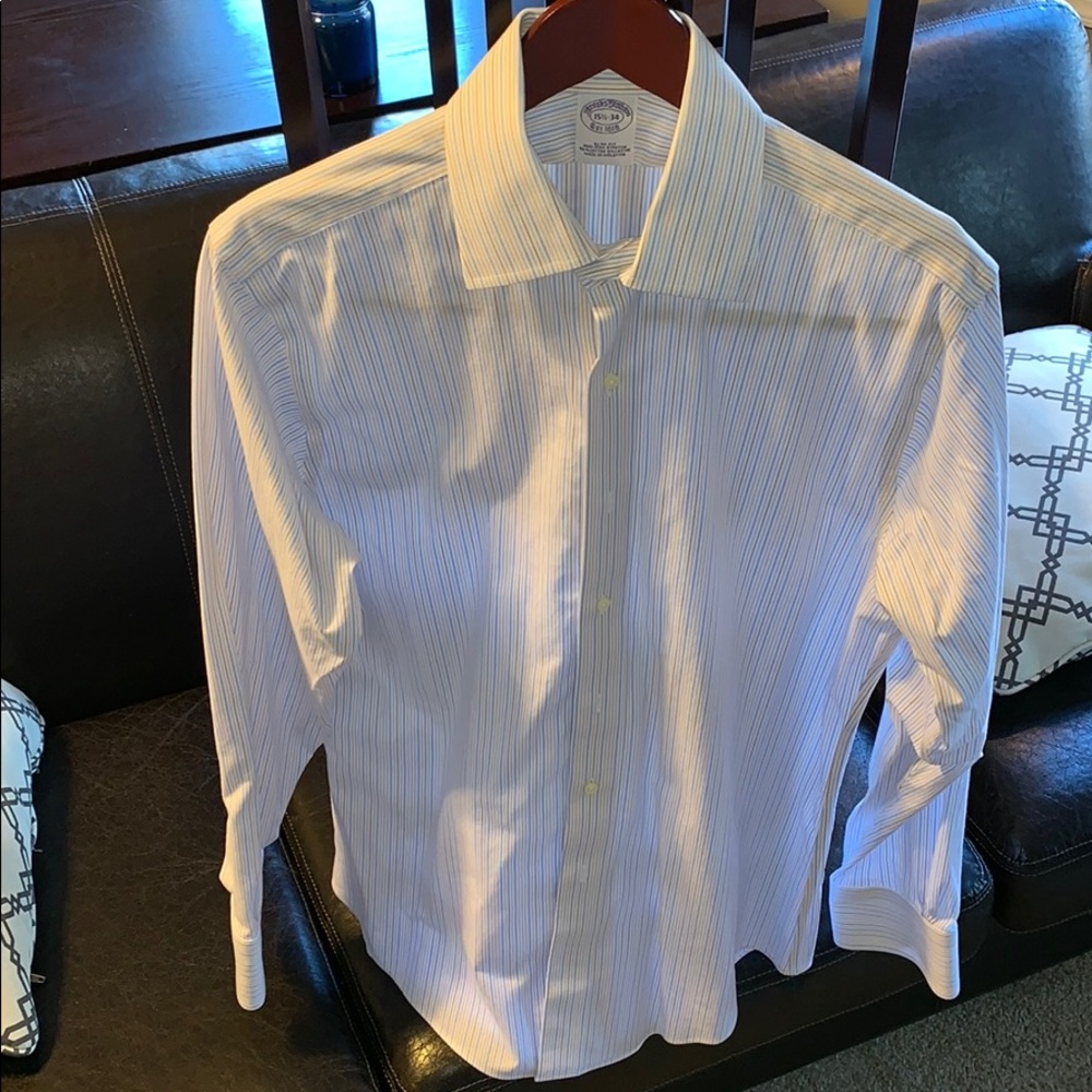 Brook Brothers Dress Shirt 15 1/2 x 34